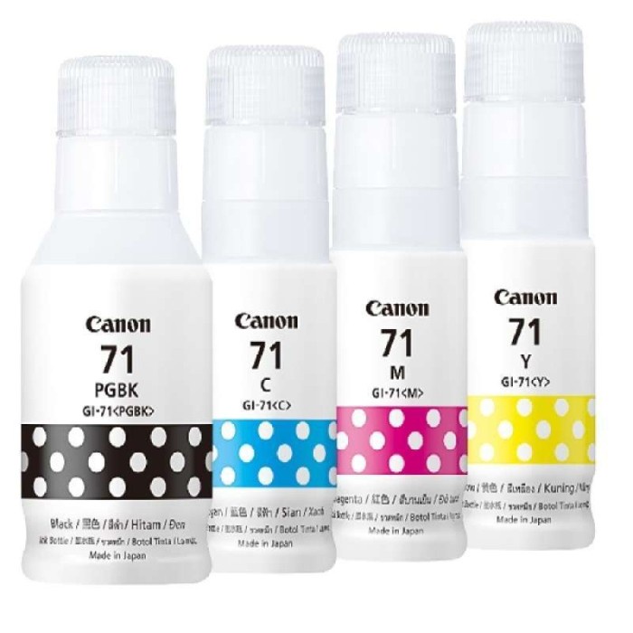 Tinta Canon GI-71 Printer PIXMA G1020 G2020 G3020