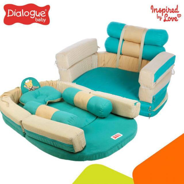 Dialogue Kasur Bayi Lipat Sofa Sailor Series DGK9215 Perlengkapan Matras Tidur Bayi 90-4125