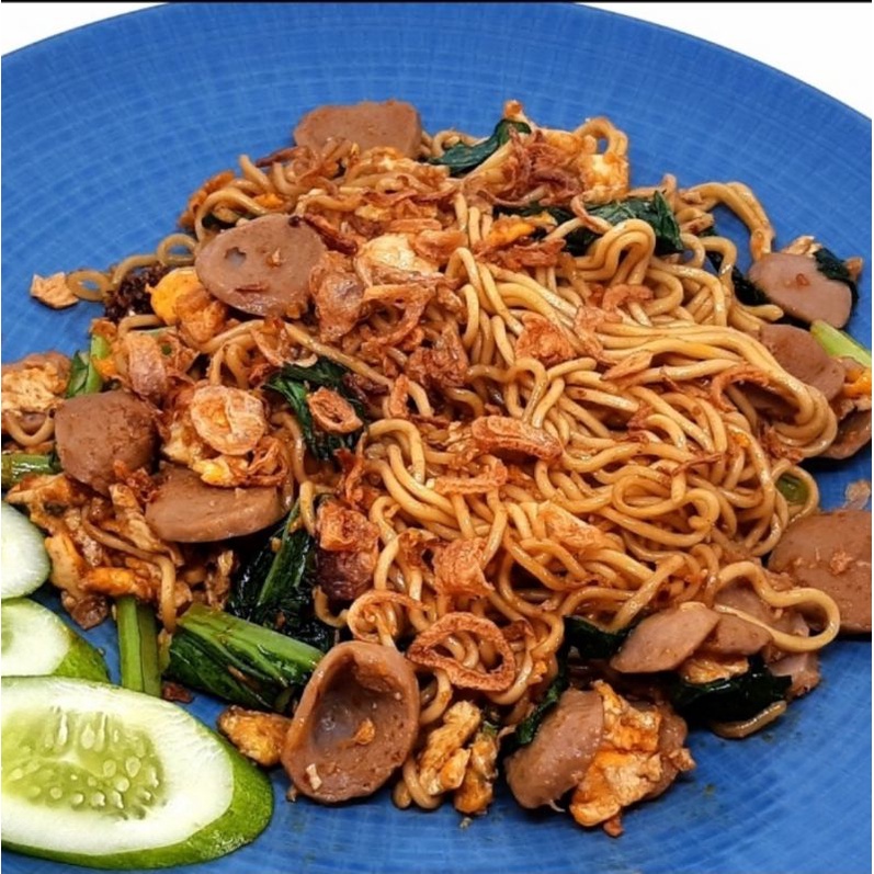 

Mie Goreng Bakso (sapi) - Siap santap