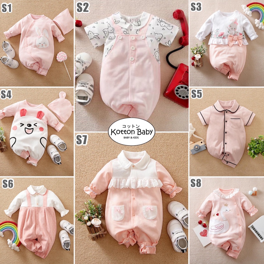 0-18bln PAKAIAN BAYI [Kualitas Impor] BAJU ANAK JUMPER JUMPSUIT ROMPER PEREMPUAN YY S catalog