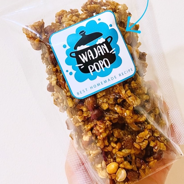 

Tempe teri kacang wajan popo