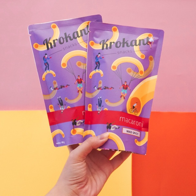 

Makaroni Krokant Snacks Mad Spicy