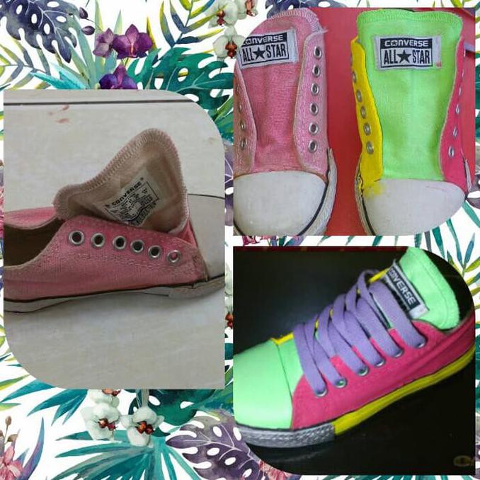 

IMURAHl cat lukis sepatu tas canvas kanvas tekstil textile kain (canvas paint)