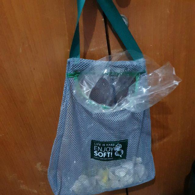 Sayuran Buah Bawang Gantung Dapur Kantong Tas Jala Tas Belanja