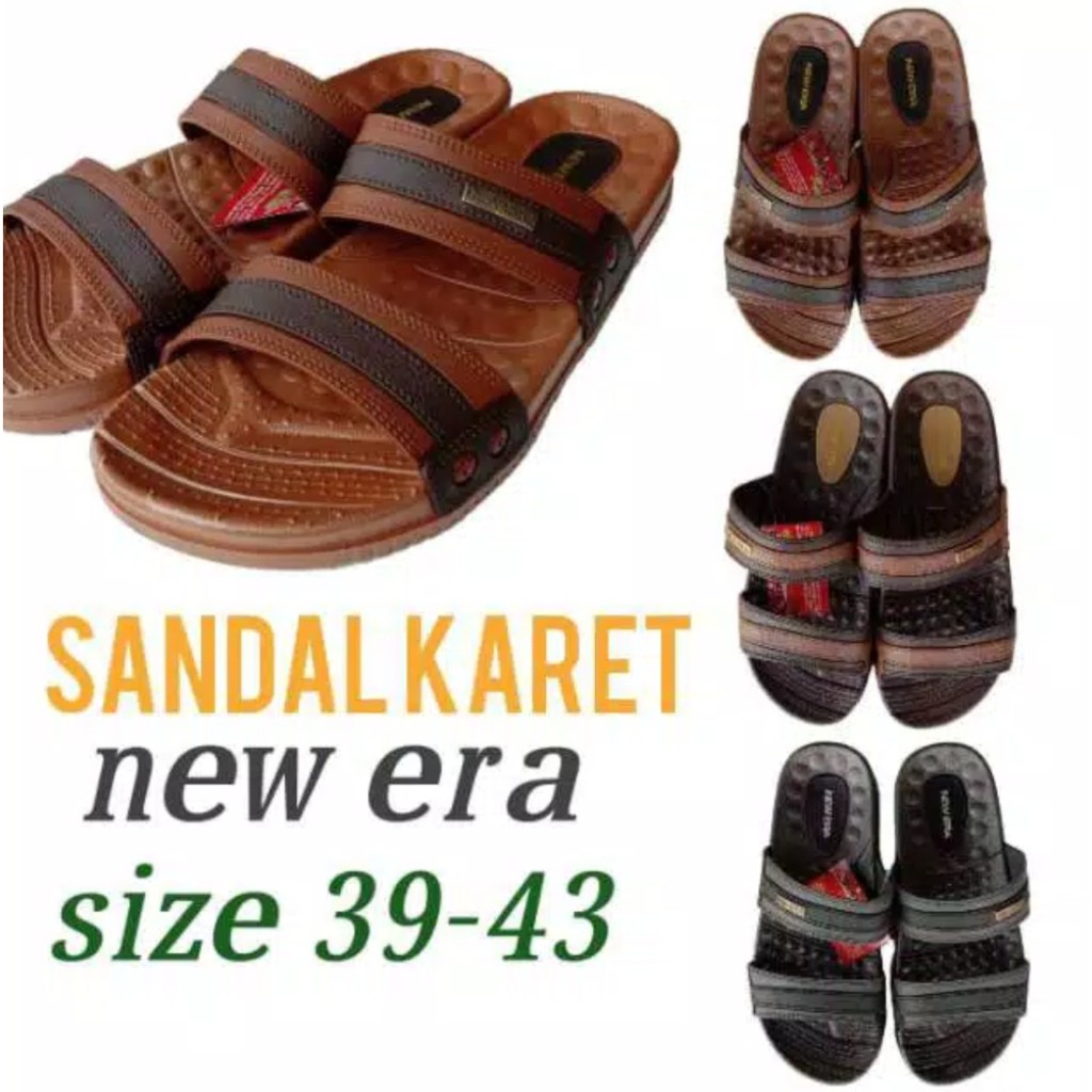 Sandal Tali 2 New Era Terbaru Model Ban 2