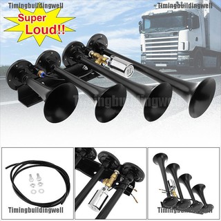 Klakson Udara Kereta Api Warna Hitam 12V 24V 4 4 Quad Truk Klakson Udara Kereta Api Warna Hitam 12V 24V 4 4 Quad Truk