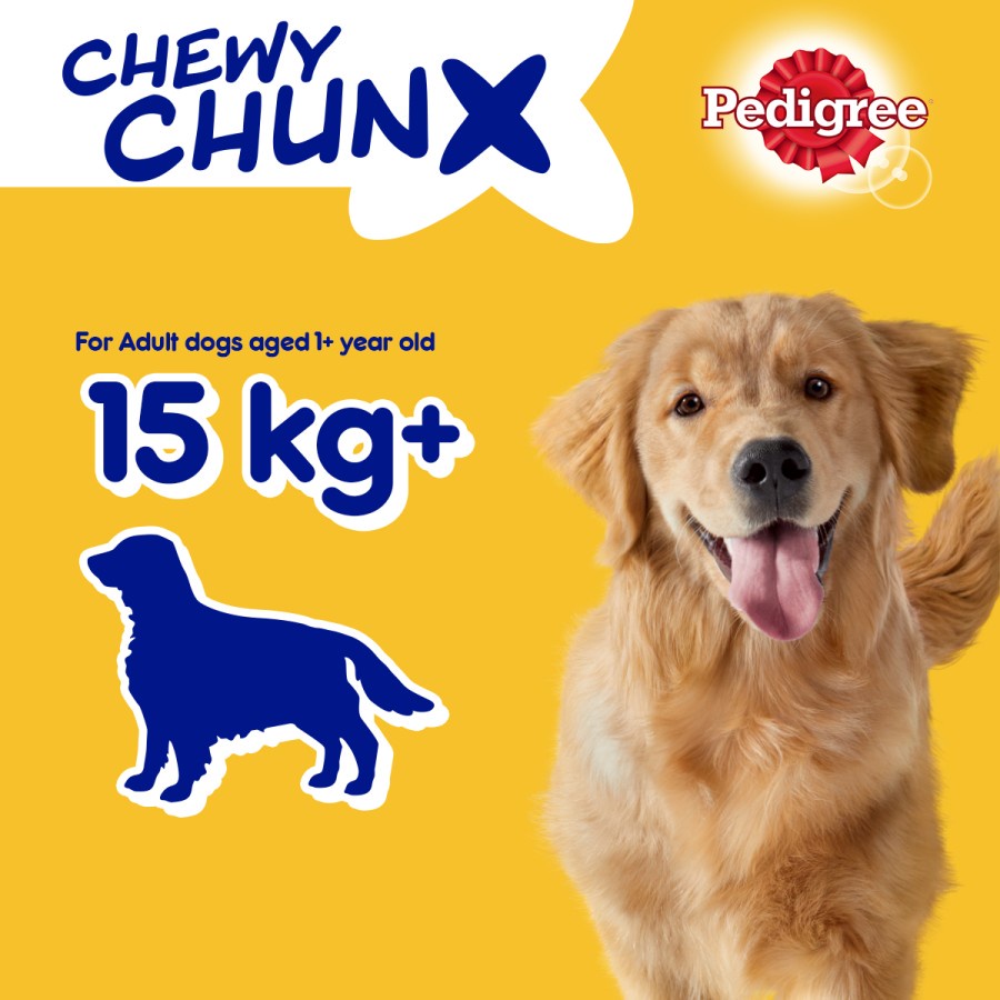 Pedigree DentaStix Chewy Chunx Maxi 68gr rasa Smoky Chicken