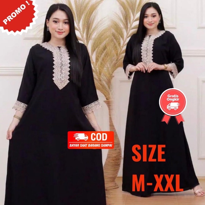 Daster arab rayon murah / gamis wanita / gaun muslimah