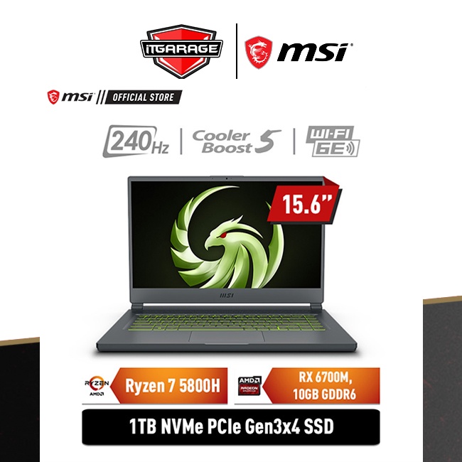 MSI Delta 15 A5EFK-050ID|R7-5800H/16G/1TB/RX6700M-10G