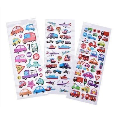 Children's Stickers - Stiker Timbul Bertema