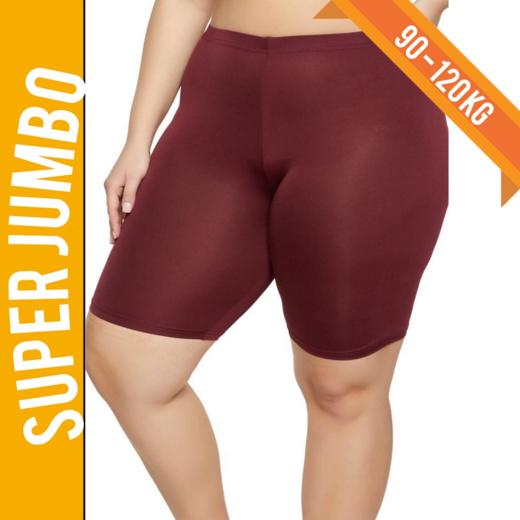 Celana Legging Leging Lejing Pendek Standar Jumbo Super Jumbo