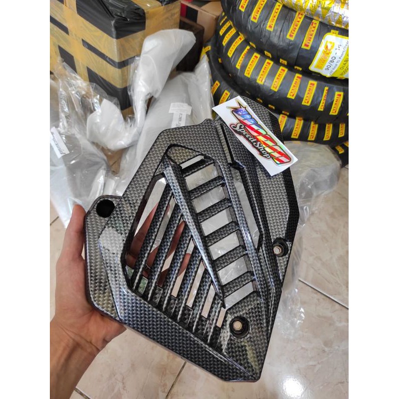 Cover / Tutup Radiator Karbon Vario 125 / 150