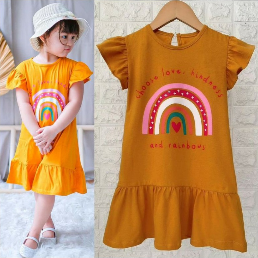 Smilee Dress Nona 1-5 Tahun Dress Fashion Anak Perempuan Nonaa Lucu CBKS S23