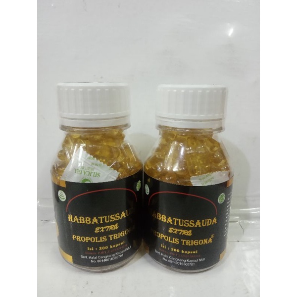 Habatusauda Extra Propolis Trigona 200 kapsul | Habbatussauda Extra Propolis Trigona 100 Kapsul