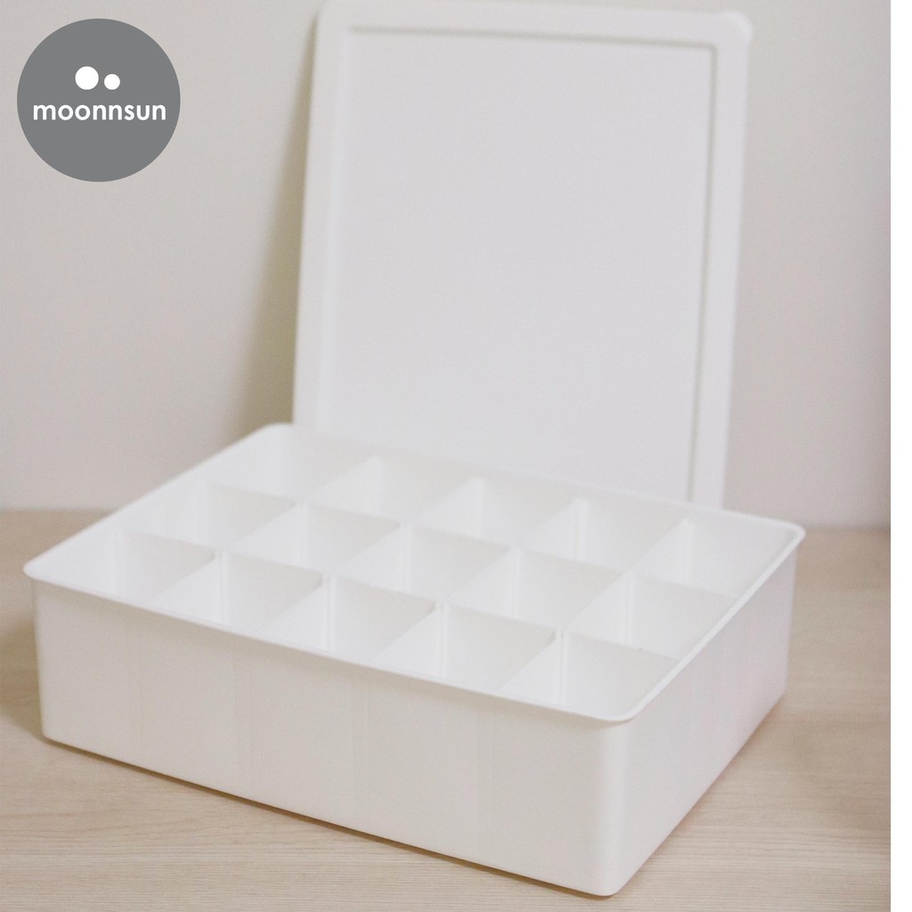 Kotak Plastik Serbaguna / Box Organizer Pakaian dalam Dapur Makeup dengan tutup