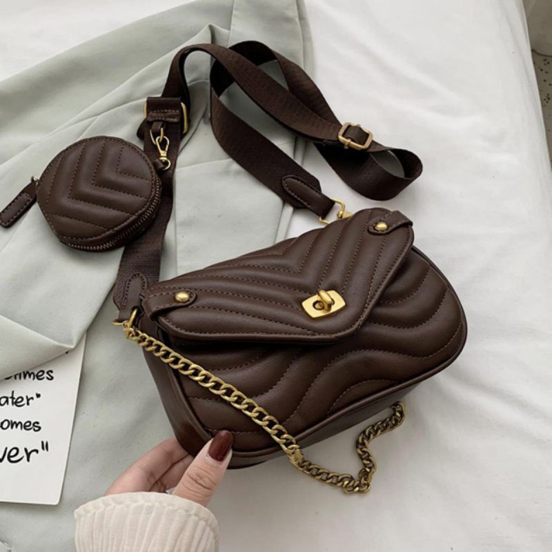 Tas selempang wanita tas import tas Batam tas Korea tas rantai