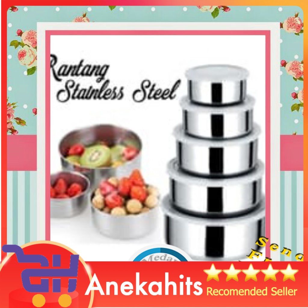 Rantang Beranak rantang stainless 5 susun RANTANG SUSUN STAINLESS stell - Aceh