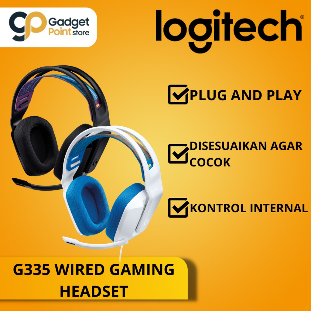 Headset Gaming Logitech G335 Lightspeed Wireless Headset - Garansi 2 Tahun