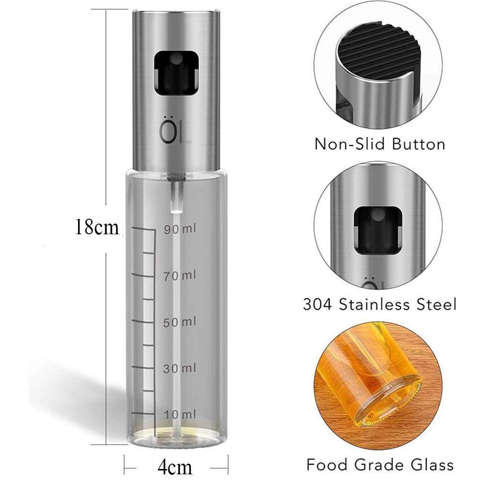 [Elegan] Olive Oil Sprayer Anti Bocor Bumbu Untuk Salad BBQ Pot Scale Pompa Aksesoris Cuka Botol Semprot