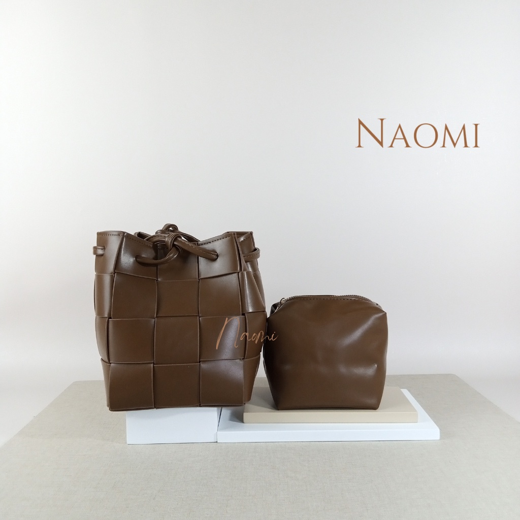 NAOMI - Sabrina Bag Import - Tas Sling Bag Long Strap - Shoulder Bag - Tas Handbag Formal Kerja Wanita Premium Kulit Lembut Harian Daily Sintetis Kekinian PU Sintetis Elegant - tas naomi - naomi bag - women bag