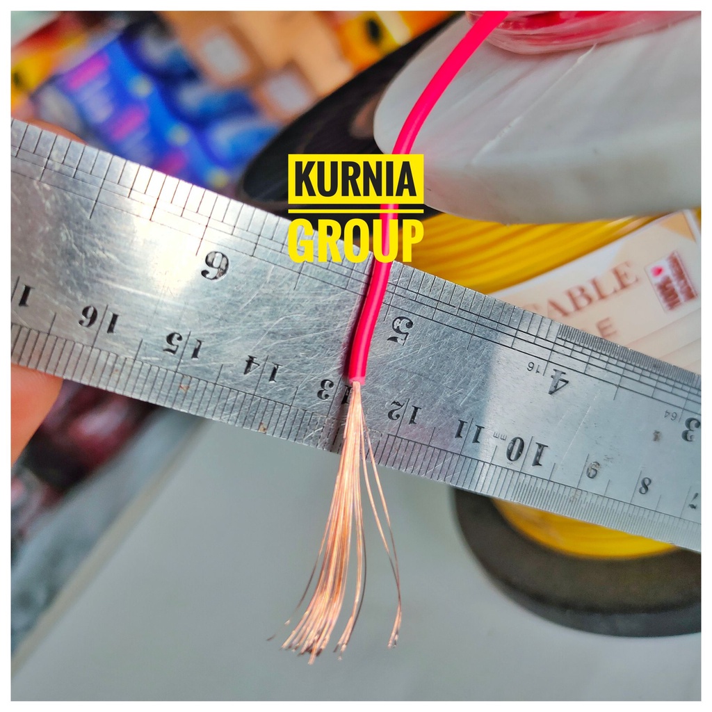 Kabel NYAF 1mm Serabut Kabel Body Serabut NYAF 1 x 1mm Listrik Harga Per Roll 100M Cable AWG Motor Mobil Listrik Kontrol Termurah 1 Gulung Isi Banyak Cable Nyaf 1 mili 100 METER Kbl Senur Modul 1 jalur Termurah Harga Grosir Isi Banyak Tebal