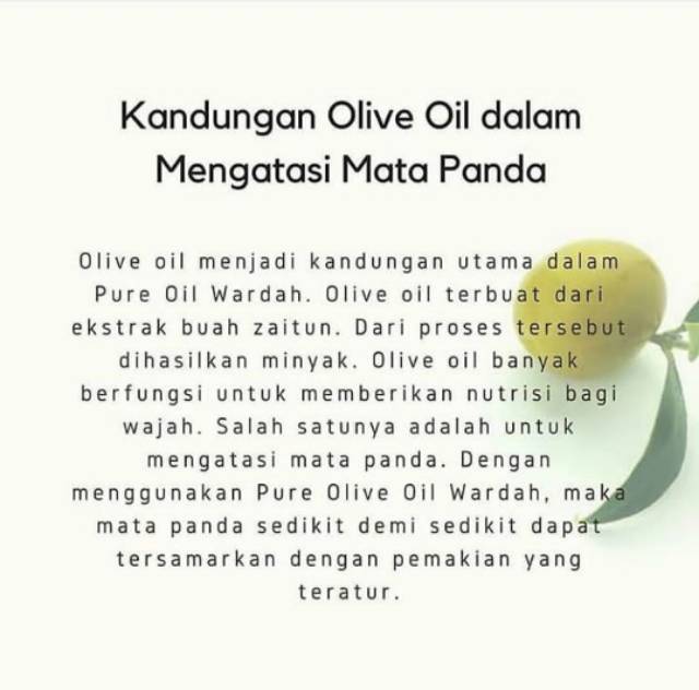 WARDAH Pure Olive Oil 50 ml