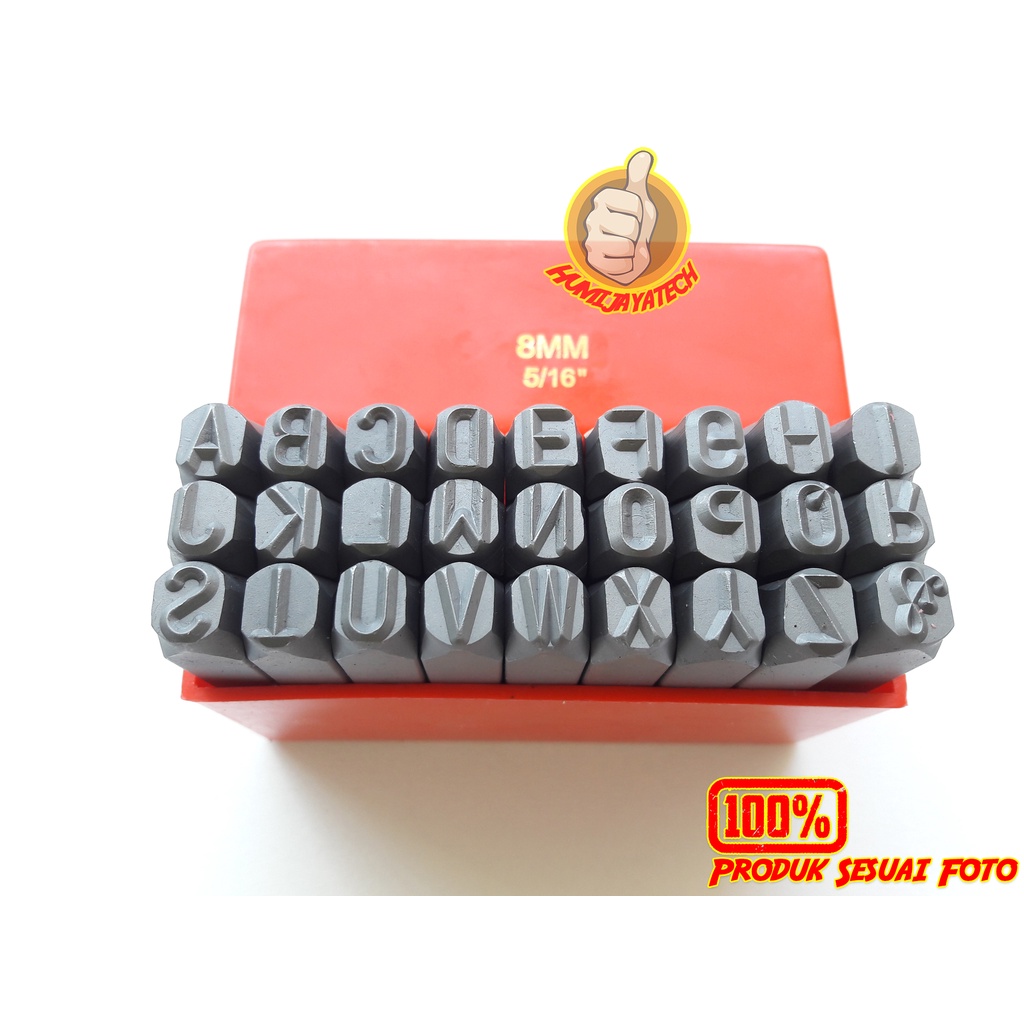 Alat Ketok Huruf 8mm Toyoda / Ketok Huruf 8mm