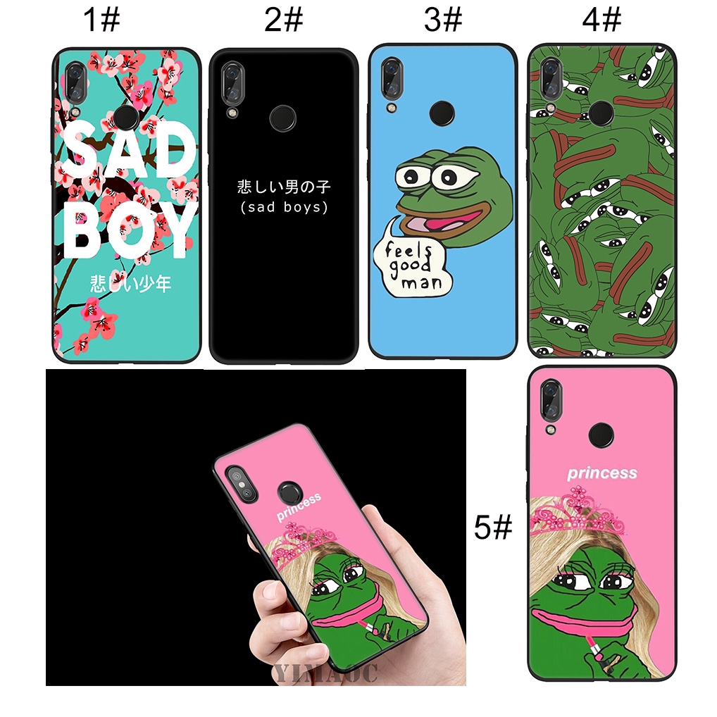 Xiaomi Redmi Note 4 4a 4x 5 5a 6 Pro Soft Case Sad Boy Frog Meme