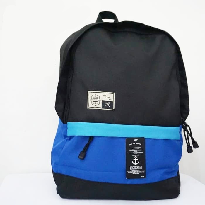 Tas Sekolah Triple F Backpack Versatile Series-NFO Black logo
