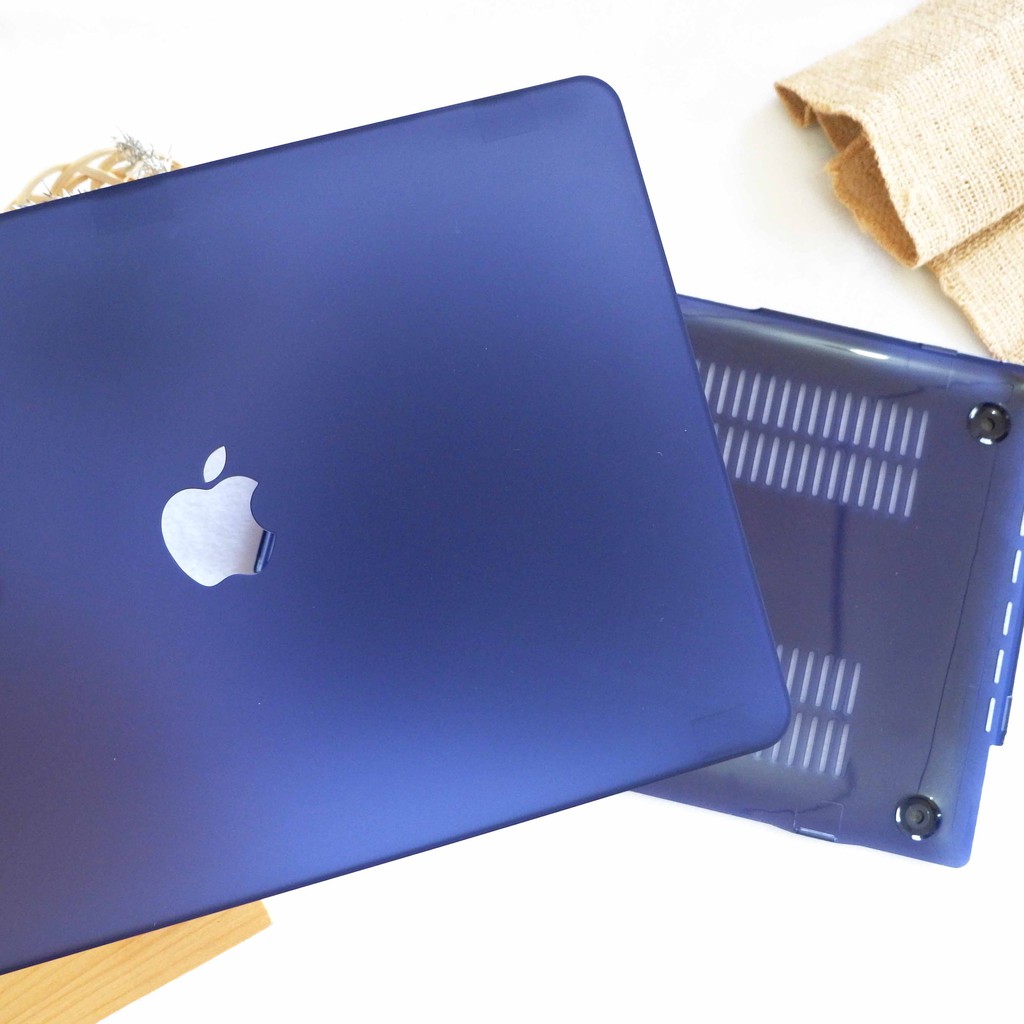 MACBOOK Case MATTE DARKBLUE NEW AIR PRO RETINA 11 12 13 14 15 16 INCH NON /  WITH CD ROOM / TOUCHBAR / TOUCH ID / M1 2020 2021 2022