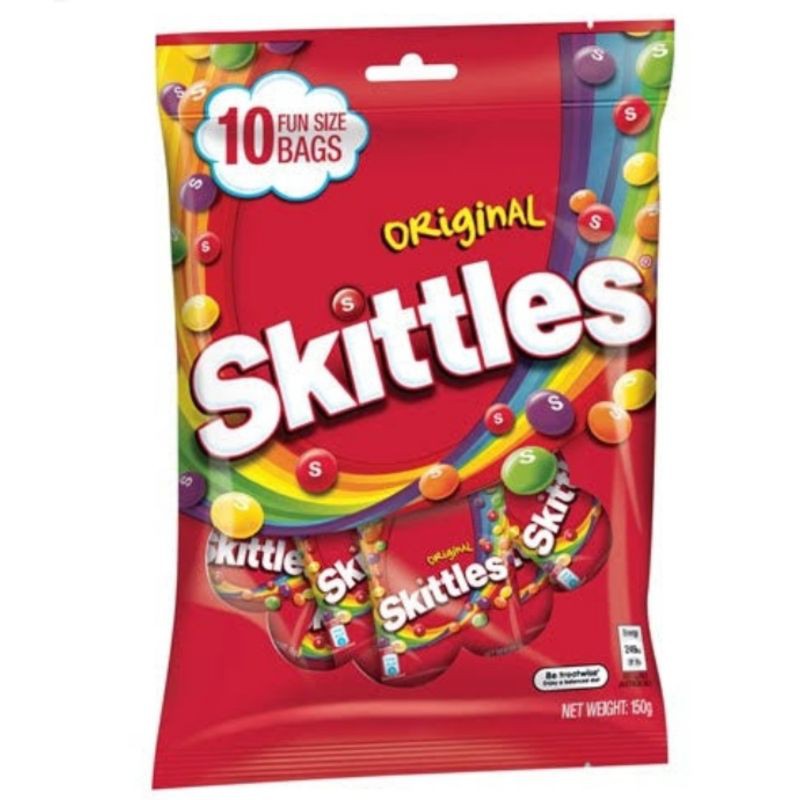 

SKITTLES ORIGINAL 10 FUN SIZE BAGS