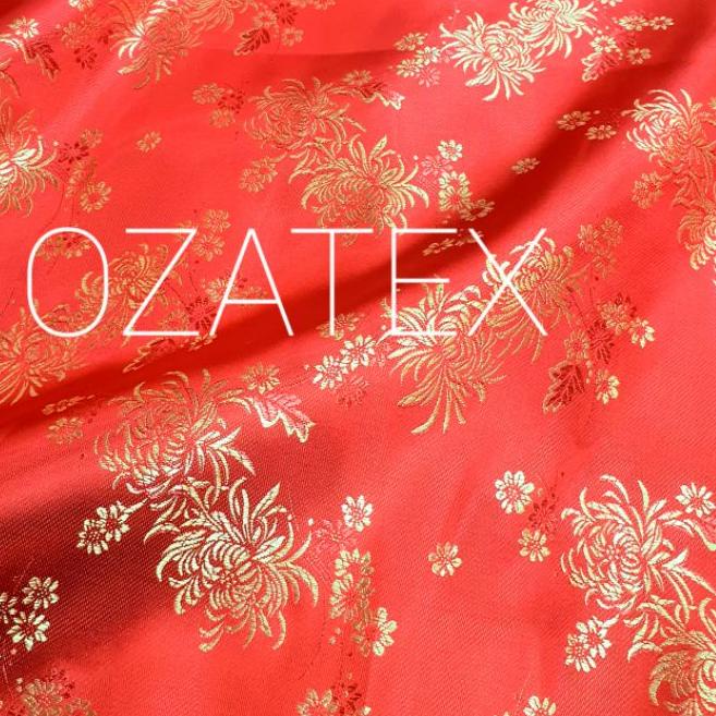 ✪ Kain Congsam Ceongsam Chongsam Cheongsam Tebal Satin Motif Bordir ✦