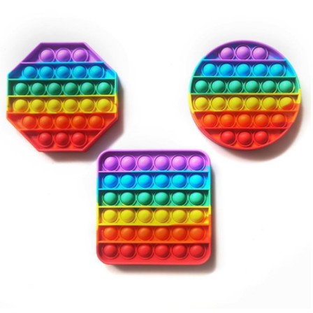 [ CC ] Mainan Anak Pop It Fidget Toys Rainbow Mainan viral Terbaru