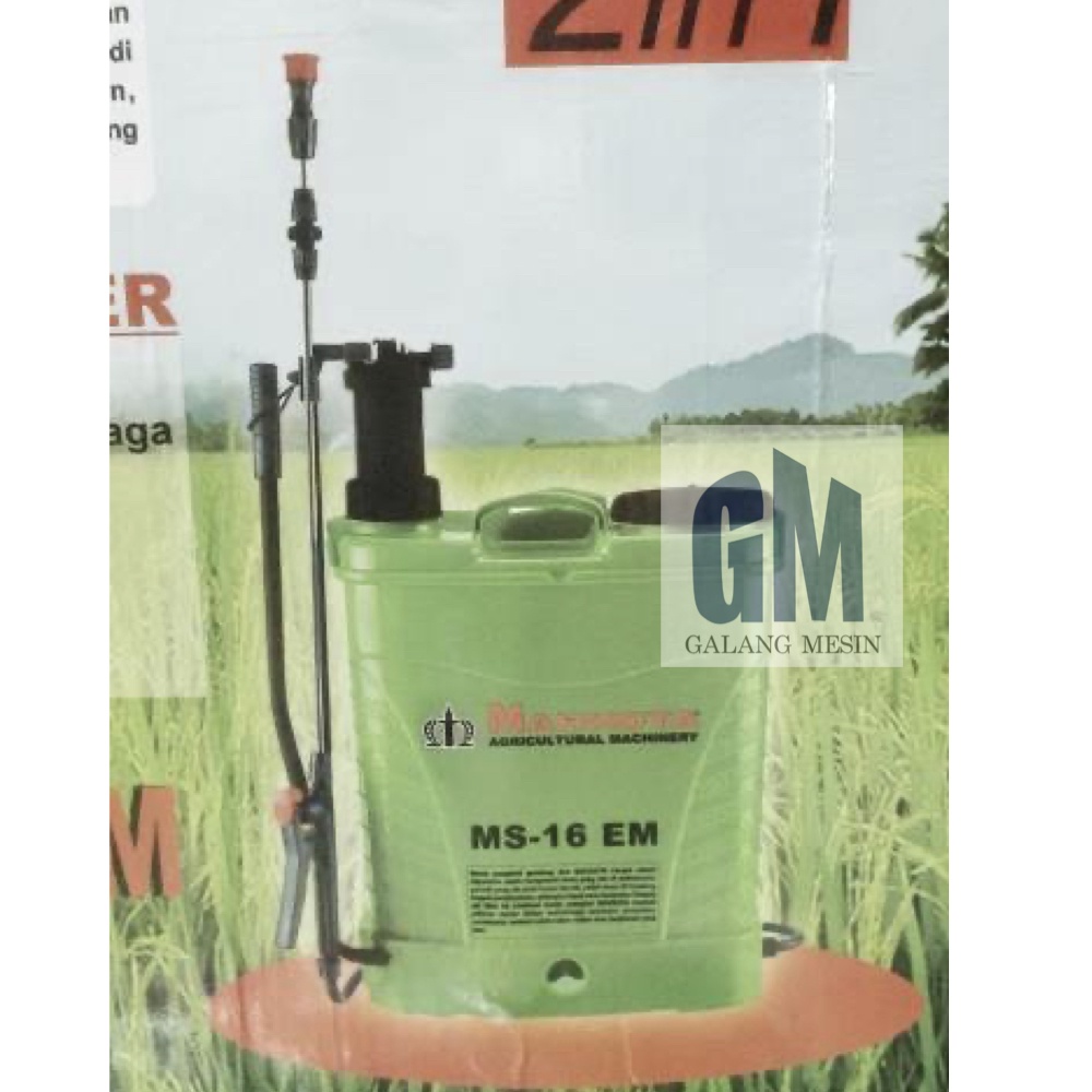 Mahkota Alat Semprot Hama MS-16EM 2in1 Sprayer Elektrik & Manual Penyemprot Disinfektan MS16EM MS 16