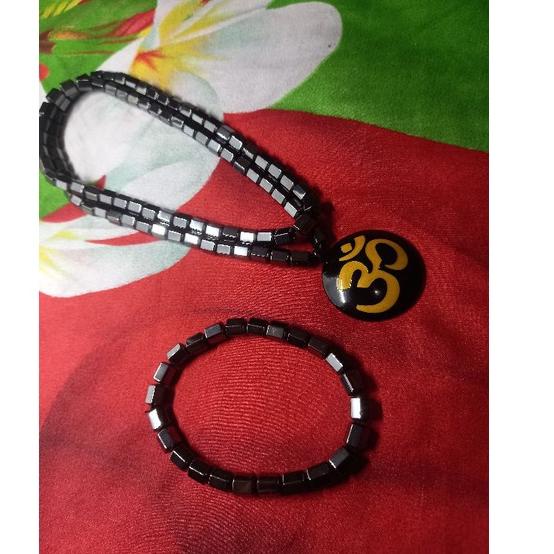 Kalung Kesehatan Liontin Om Kara dan Gelang Kesehatan ◦ THN.972616
