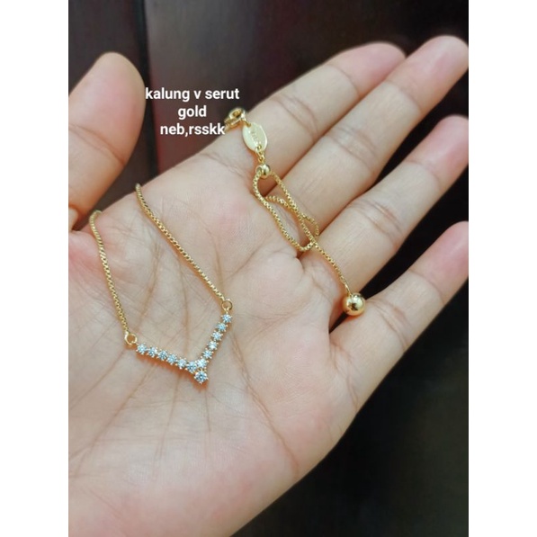 Kalung, gelang serut Fuji ,Aurel,nagita