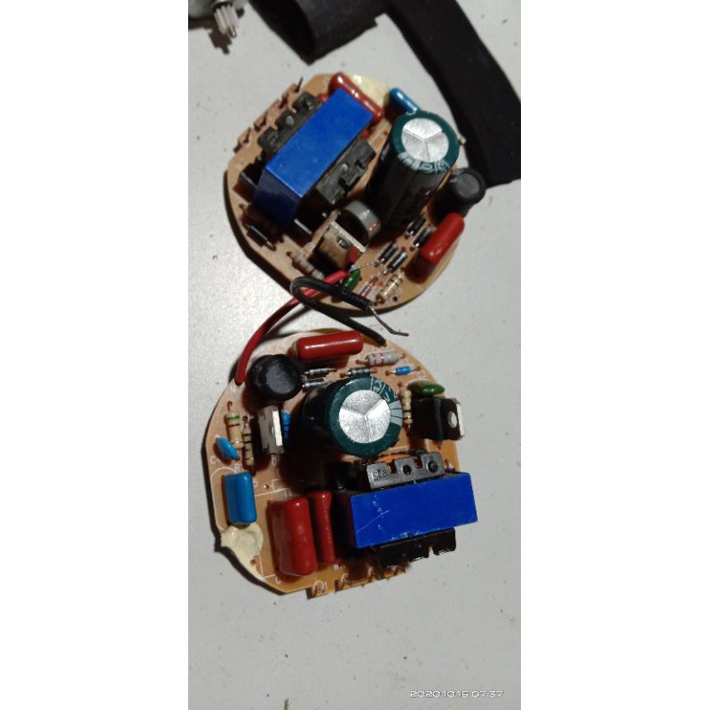 PCB MESIN lampu hemat energi LHE hannochs 65w kondisi bekas ON seken servisan
