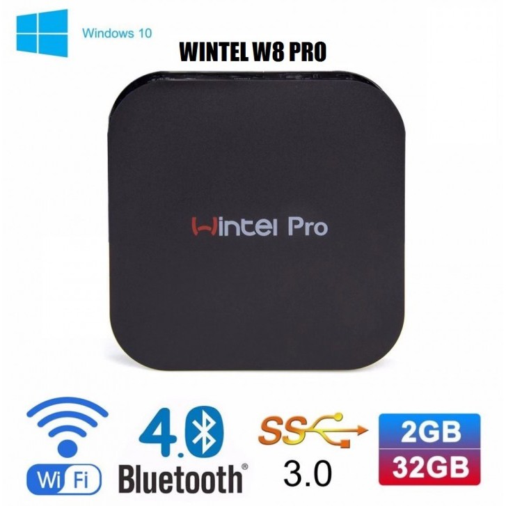 WINTEL W8 PRO Mini PC - Intel Atom x5-Z8350 - 2GB-32GB - Windows 10