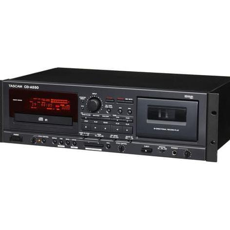 Tascam CD A550 Rackmount CD Player/Cassette Recorder