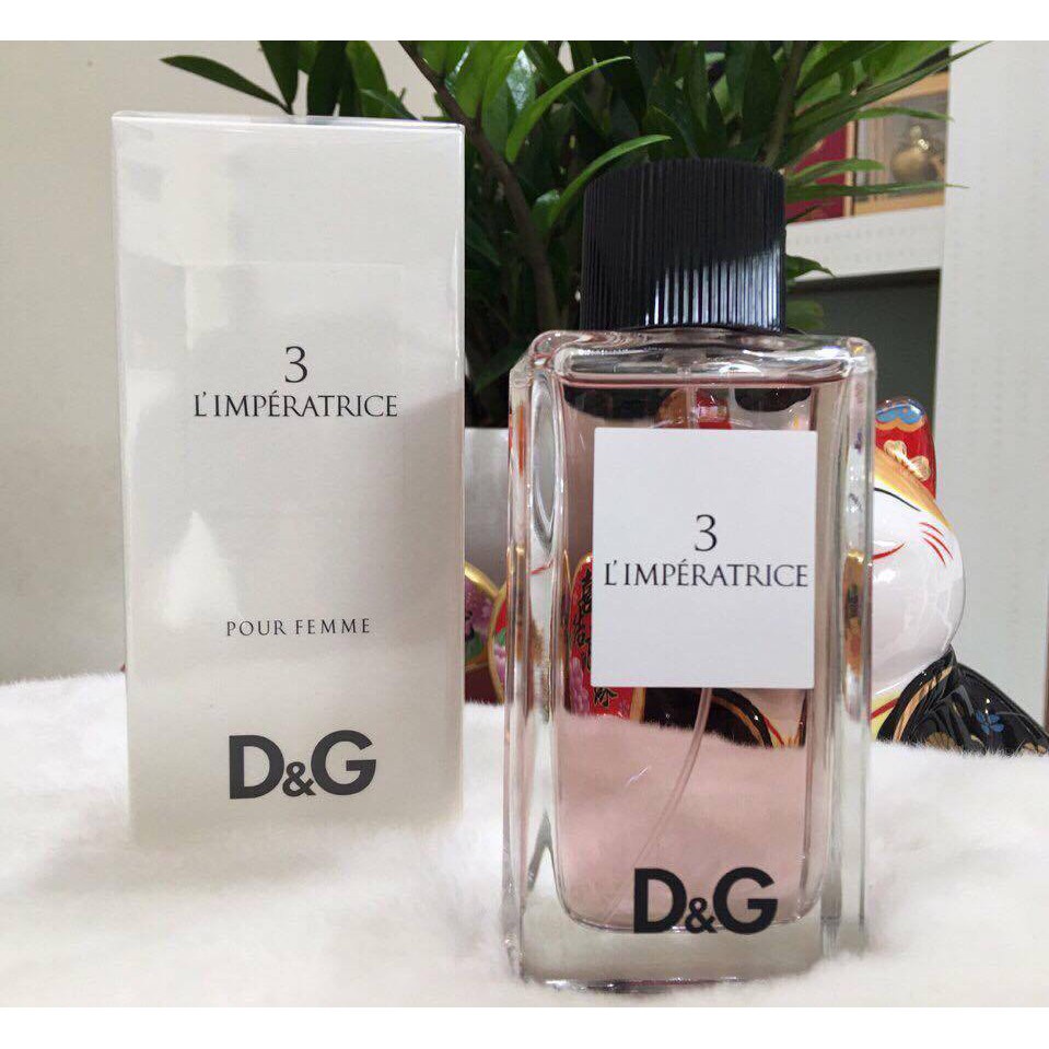 PARFUM WANITA D&amp;G LIMPERATRICE ORI-IMPORT BOX COVER