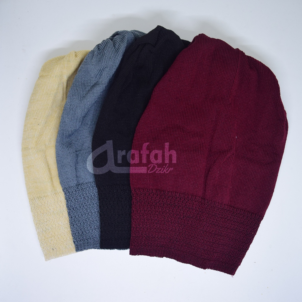 Ciput rajut Anpus ANTI PUSING polos murah kualitas premium