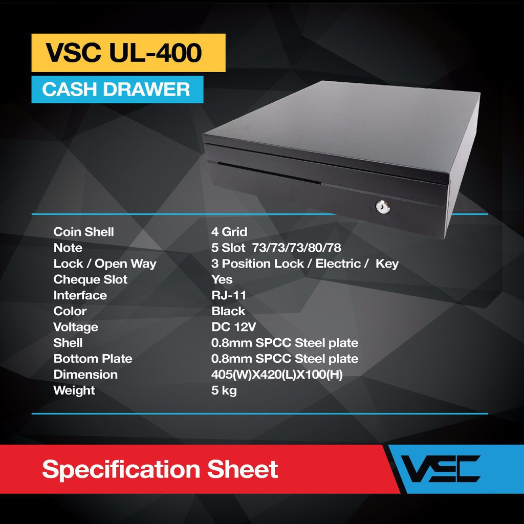 Cash Drawer / Laci Uang / Laci Kasir VSC