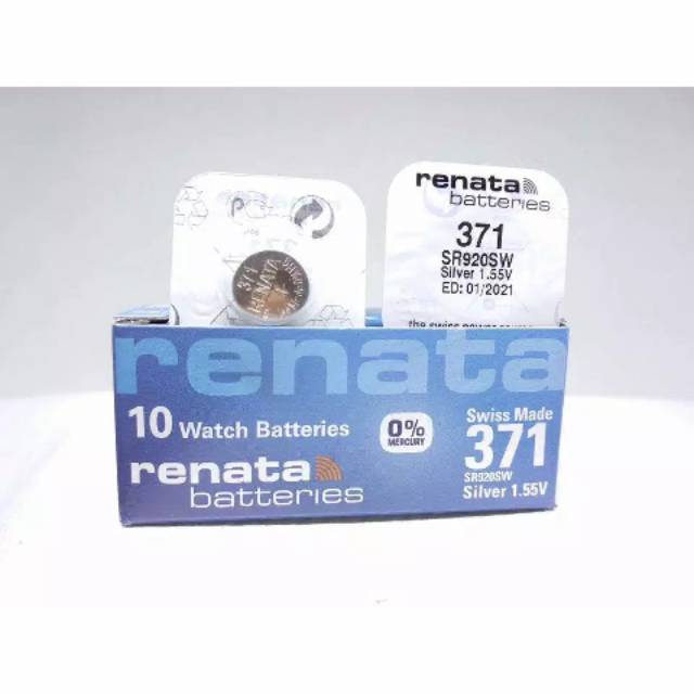 Baterai Batere Renata SR920SW 371 Original Batu Baterai Jam Tangan