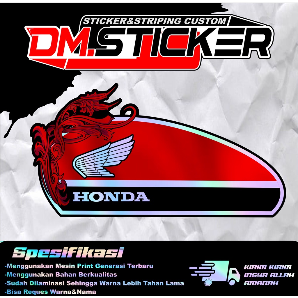 STRIPING CB HOLOGRAM STICKER CB HOLOGRAM MURA