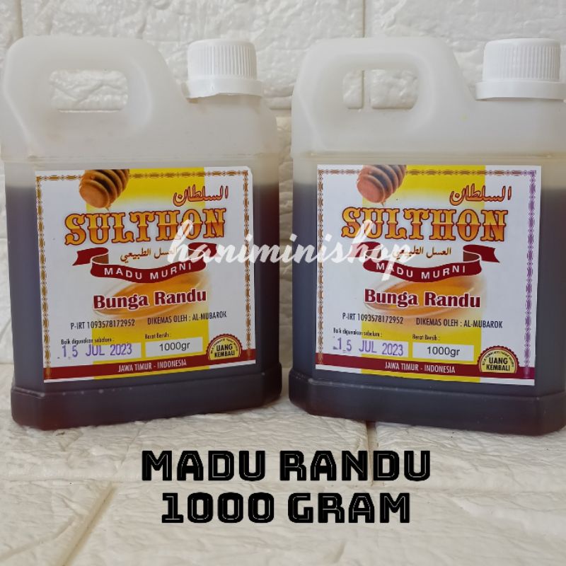 

Madu Murni Bunga Randu SULTHON 1000 gram