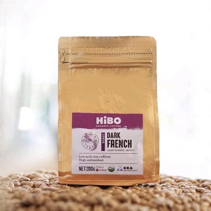 

Kopi Organik Kopi Hibo Dark French Bubuk 200 Gram