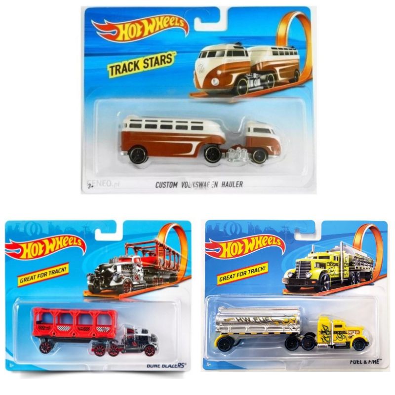 Hot Wheels Trucks Track Stars Hot wheels Truck Trailer Original HotWheels Mattel