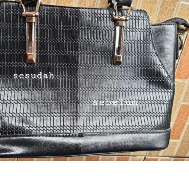 ☼ ASWAD SEMIR HITAM SERBAGUNA | BAN BODY MOBIL , MOTOR | SEPATU TAS | JAKET KULIT ☻