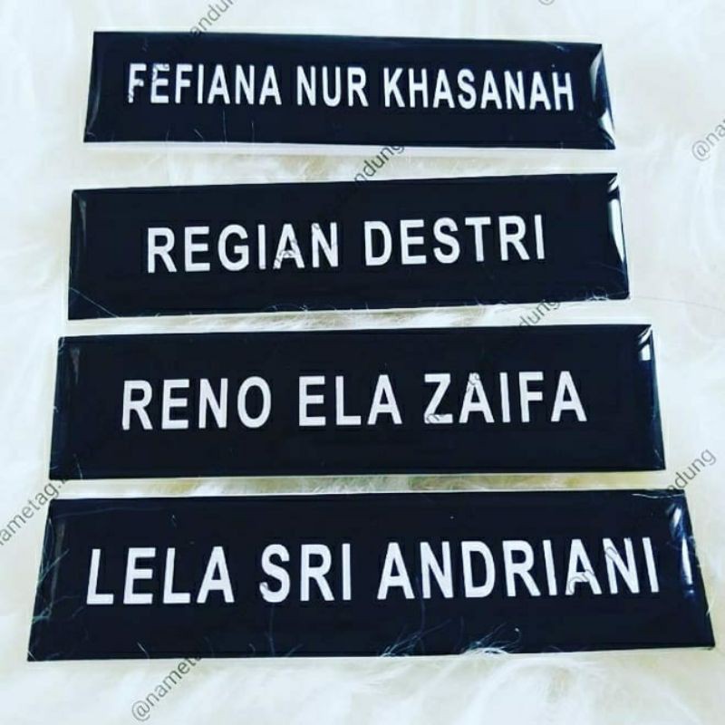 

Nametag Akrilik Magnet