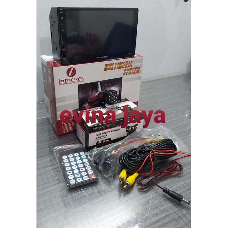 Doubledin Intersys INT-7042 plus camera mundur Skeleton yg high quality